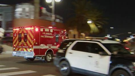 Knife-wielding homeless man shot by police at Little Tokyo hotel 